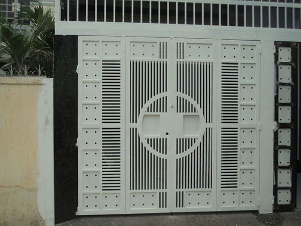 Cổng sắt hộp 2 cánh Đà Nẵng