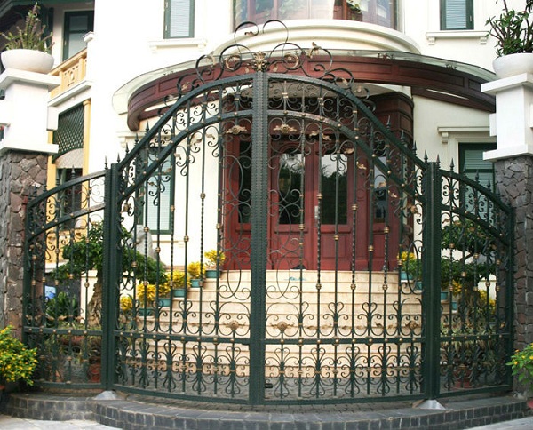 Cửa cổng sắt đẹp Đà Nẵng