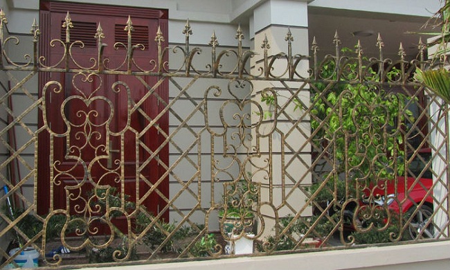 Hàng rào sắt đẹp tại Đà Nẵng