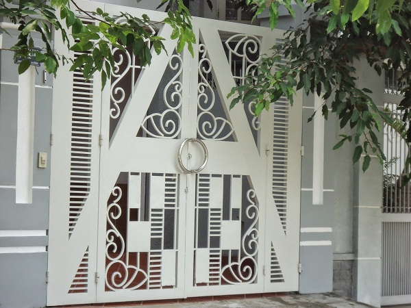 Mẫu cổng sắt hộp đẹp Đà Nẵng